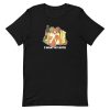 unisex-staple-t-shirt-black-front-6a181806a5e15.jpg Hamster Junk Food T-Shirt