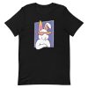 unisex-staple-t-shirt-black-front-6a181ca90374d.jpg Cool Rabbit T-Shirt