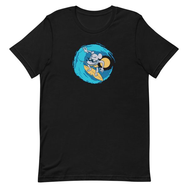 unisex-staple-t-shirt-black-front-6a181f532b78f.jpg Rat Surfer T-Shirt