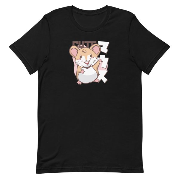 unisex-staple-t-shirt-black-front-6a1820d18d6d1.jpg Kawaii Mouse T-Shirt