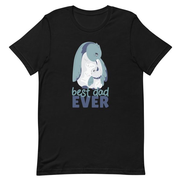 unisex-staple-t-shirt-black-front-6a1821d2b9793.jpg Best Dad Ever Penguin T-Shirt