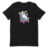 unisex-staple-t-shirt-black-front-6a1822a08d202.jpg Cool Penguin Cartoon T-Shirt