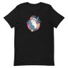 unisex-staple-t-shirt-black-front-6a18239435686.jpg Dancing Tropical Penguin T-Shirt