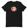 unisex-staple-t-shirt-black-front-6a182bfdb20b2.jpg Bathrobe Horse T-Shirt