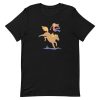 unisex-staple-t-shirt-black-front-6a182cac9b8ff.jpg Girl Falling From Horse T-Shirt