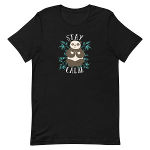 unisex-staple-t-shirt-black-front-6a182f07629c4.jpg Stay Calm T-Shirt