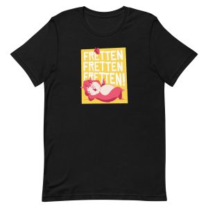 unisex-staple-t-shirt-black-front-6a183078abfd3.jpg Fretten Hamster T-Shirt