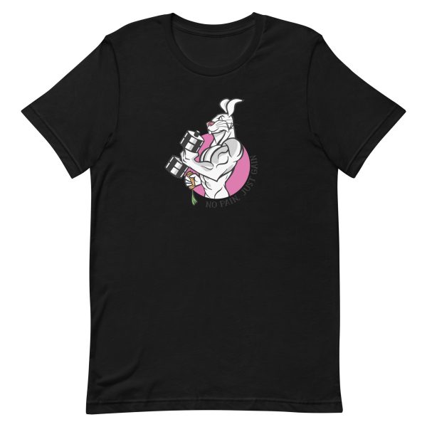 unisex-staple-t-shirt-black-front-6a18361538267.jpg No Pain Just Gain T-Shirt