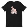 unisex-staple-t-shirt-black-front-6a184104a51c0.jpg Rabbit Family T-Shirt