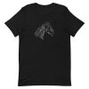 unisex-staple-t-shirt-black-front-6a18469c1b0ec.jpg Hand Drawn Horse T-Shirt