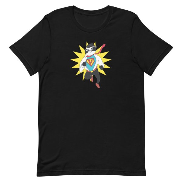 unisex-staple-t-shirt-black-front-6a18491ec3821.jpg Super Panda T-Shirt
