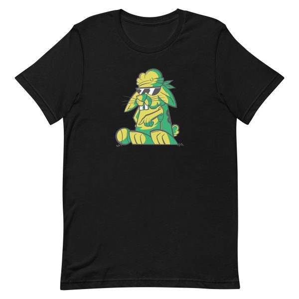 unisex-staple-t-shirt-black-front-6a184cd494326.jpg Gangster Rabbit T-Shirt