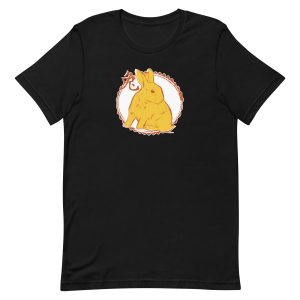 unisex-staple-t-shirt-black-front-6a18f923545b1.jpg Chinese Rabbit T-Shirt