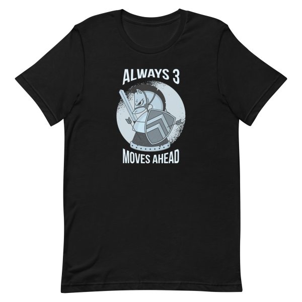unisex-staple-t-shirt-black-front-6a18f96f426f2.jpg Chess Horse T-Shirt