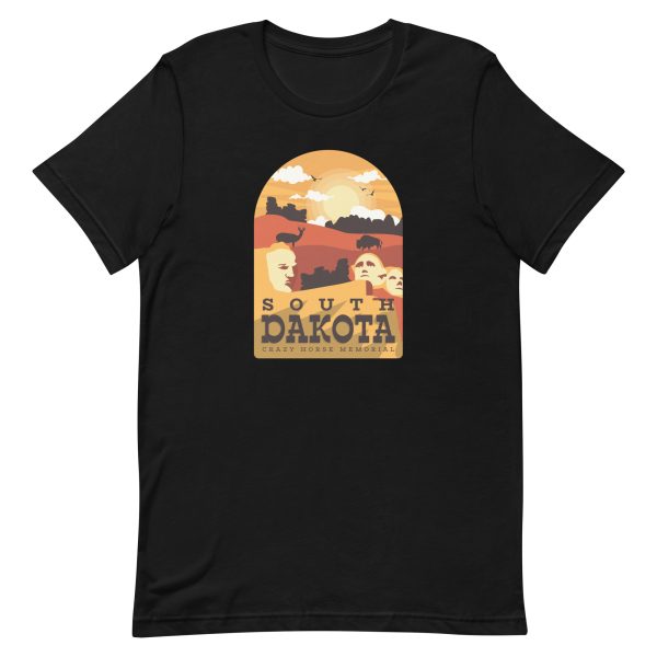 unisex-staple-t-shirt-black-front-6a18fb4a58b70.jpg South Dakota T-Shirt