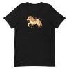 unisex-staple-t-shirt-black-front-6a18fd61c50a2.jpg Cute Shetland Pony T-Shirt