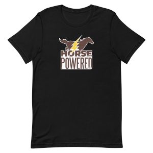 unisex-staple-t-shirt-black-front-6a191ba9532b2.jpg Horse Powered T-Shirt