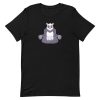 unisex-staple-t-shirt-black-front-6a191f49371c4.jpg Panda Meditating T-Shirt
