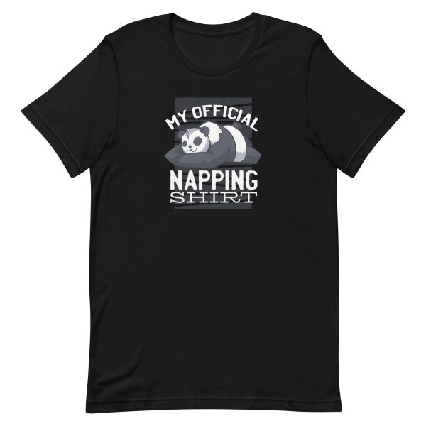 unisex-staple-t-shirt-black-front-6a1953110519d.jpg Napping Panda T-Shirt