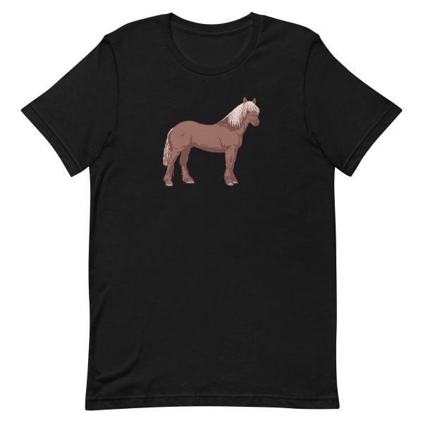 unisex-staple-t-shirt-black-front-6a19540da63a6.jpg Horse Standing T-Shirt