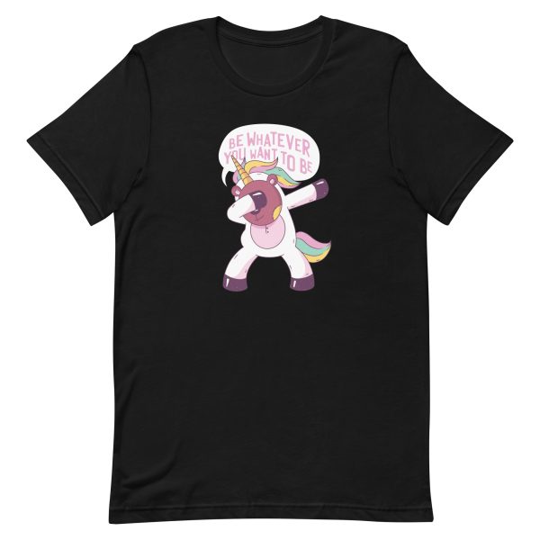 unisex-staple-t-shirt-black-front-6a195be61f4b7.jpg Teddy Bear Unicorn T-Shirt