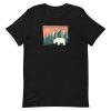 unisex-staple-t-shirt-black-front-6a195f1cc1453.jpg Polar Bear Landscape T-Shirt