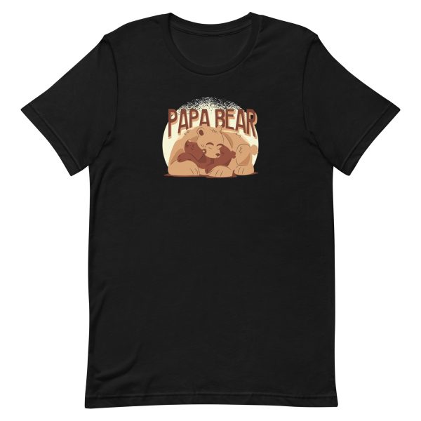 unisex-staple-t-shirt-black-front-6a195fb71c067.jpg Papa Bear T-Shirt
