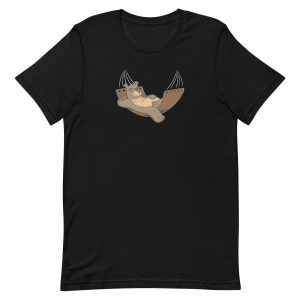 unisex-staple-t-shirt-black-front-6a1962727c7ef.jpg Relaxing Bear T-Shirt