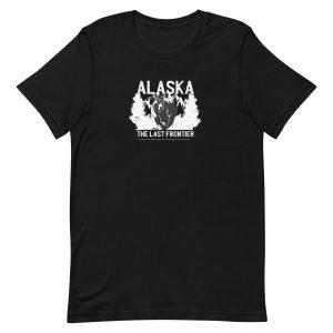 unisex-staple-t-shirt-black-front-6a19653c613d5.jpg Alaska Bear Quote T-Shirt