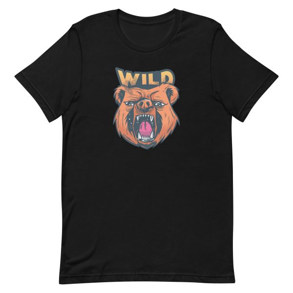 unisex-staple-t-shirt-black-front-6a19658429e08.jpg Wild Bear T-Shirt