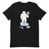 unisex-staple-t-shirt-black-front-6a196a6c71548.jpg Global Warming Polar Bear T-Shirt