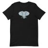 unisex-staple-t-shirt-black-front-6a197571b2034.jpg Elephant Head T-Shirt