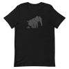 unisex-staple-t-shirt-black-front-6a197b9e9e486.jpg Geometric Elephant T-Shirt