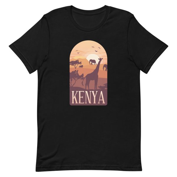 unisex-staple-t-shirt-black-front-6a197d9dae6ee.jpg Kenya Savannah T-Shirt