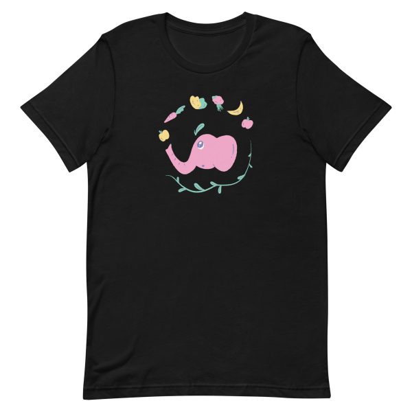 unisex-staple-t-shirt-black-front-6a19825a124d6.jpg Vegan Elephant T-Shirt