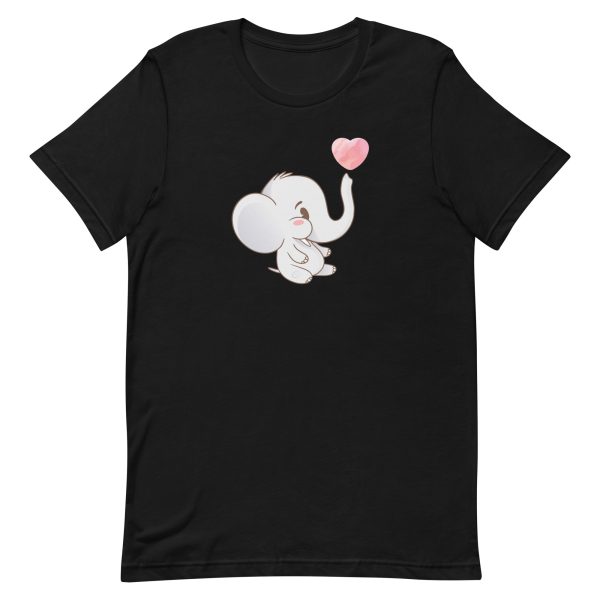 unisex-staple-t-shirt-black-front-6a1982e62b4ac.jpg Baby Cute Elephant T-Shirt