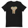 unisex-staple-t-shirt-black-front-6a1983ac6ae4a.jpg Colorful Elephant Mandala T-Shirt