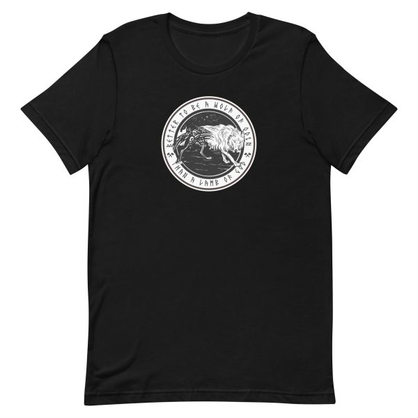 unisex-staple-t-shirt-black-front-6a1985acbb3f8.jpg Wolf of Odin T-Shirt