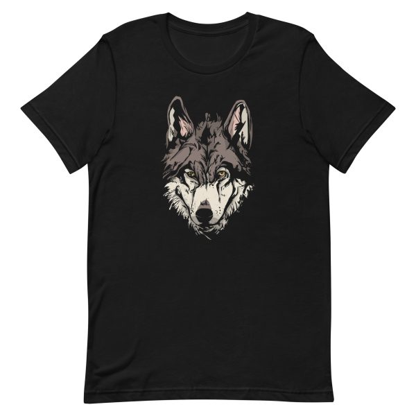 unisex-staple-t-shirt-black-front-6a1985f913622.jpg Wolf Face T-Shirt