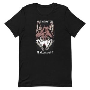 unisex-staple-t-shirt-black-front-6a198928ab885.jpg Wolf Quote T-Shirt