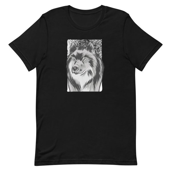 unisex-staple-t-shirt-black-front-6a198c8096d6a.jpg Wolf Sketch T-Shirt