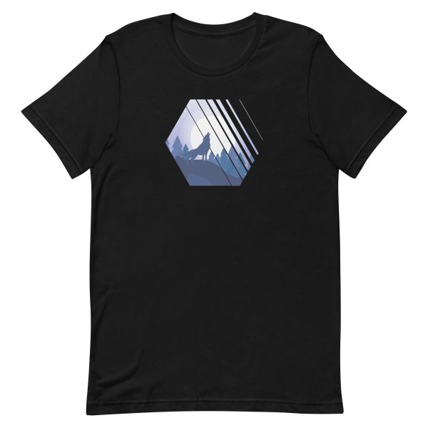 unisex-staple-t-shirt-black-front-6a198d731061c.jpg Howling Wolf T-Shirt