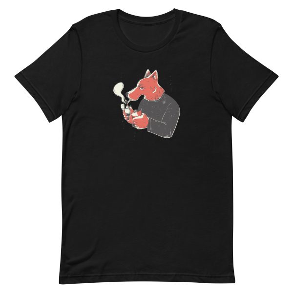 unisex-staple-t-shirt-black-front-6a198e968e289.jpg Smoking Wolf T-Shirt