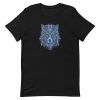unisex-staple-t-shirt-black-front-6a198f81b3741.jpg Wolf Illustration T-Shirt