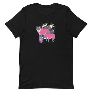 unisex-staple-t-shirt-black-front-6a1a9b494219a.jpg Wolf Family T-Shirt