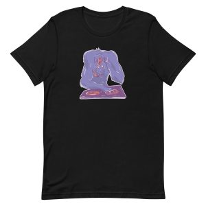 unisex-staple-t-shirt-black-front-6a1a9b92e3372.jpg Wolf DJ T-Shirt