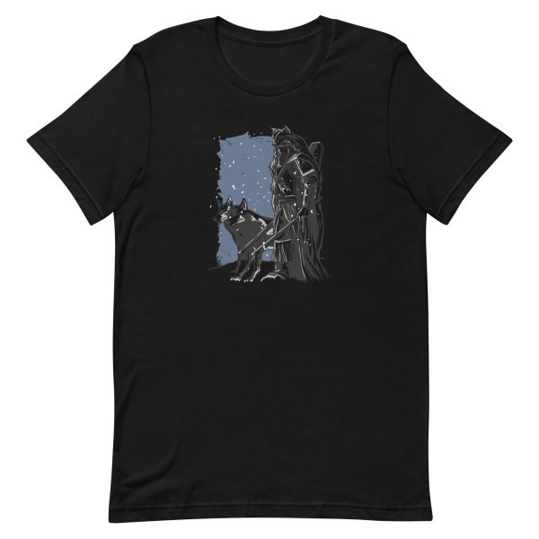 unisex-staple-t-shirt-black-front-6a1a9cf6a9989.jpg Viking and Wolves T-Shirt