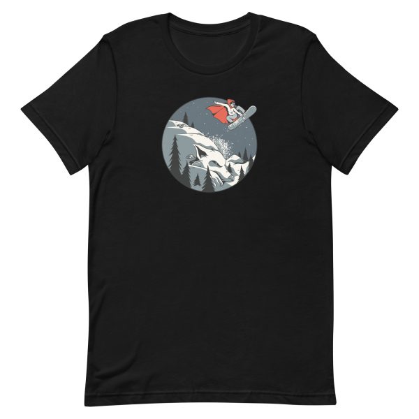 unisex-staple-t-shirt-black-front-6a1ac8cf9aae1.jpg Red Hood Snowboard T-Shirt