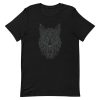 unisex-staple-t-shirt-black-front-6a1aca2d3eb2f.jpg Tribal Fox T-Shirt