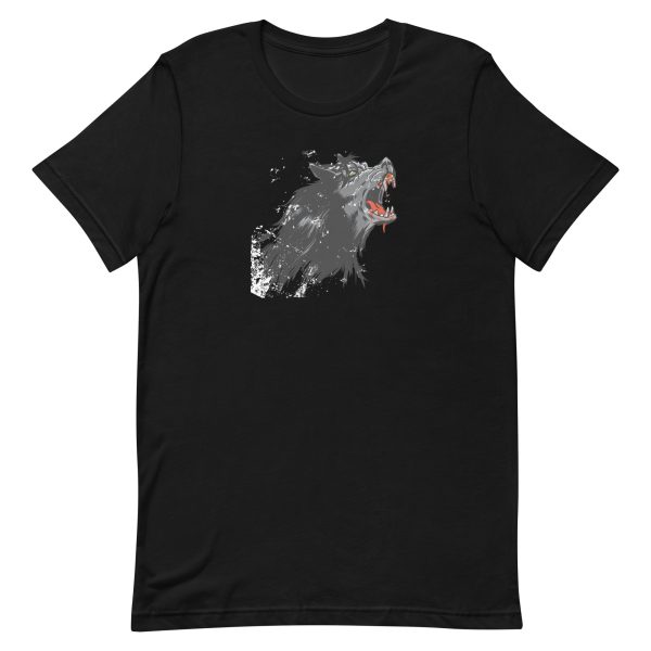 unisex-staple-t-shirt-black-front-6a1acb3b31a41.jpg Howling Werewolf T-Shirt